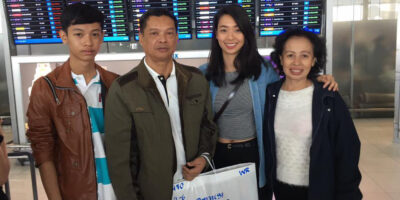 VOICE Bangkok helped a refugee family to resettle in America