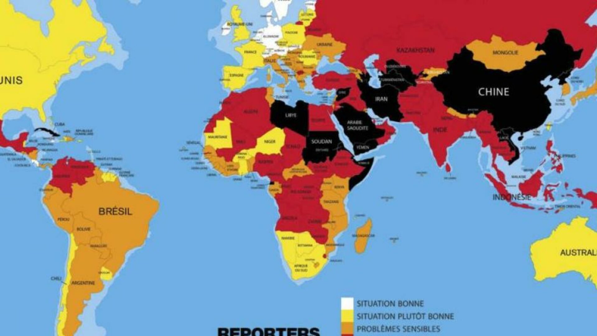 Tình hình tự do báo chí đang xấu đi trên toàn cầu
