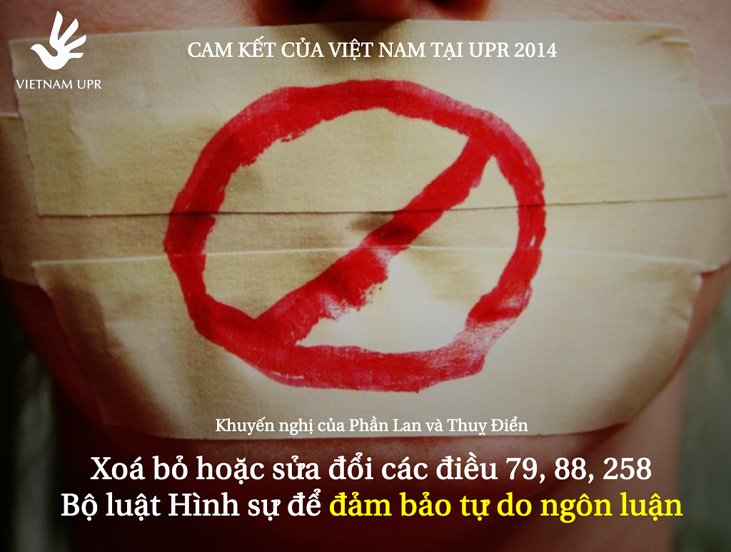 Đảm bảo tự do ngôn luận – Những cam kết của Việt Nam về án tử hình tại UPR 2014 1024 UPR_KN_3