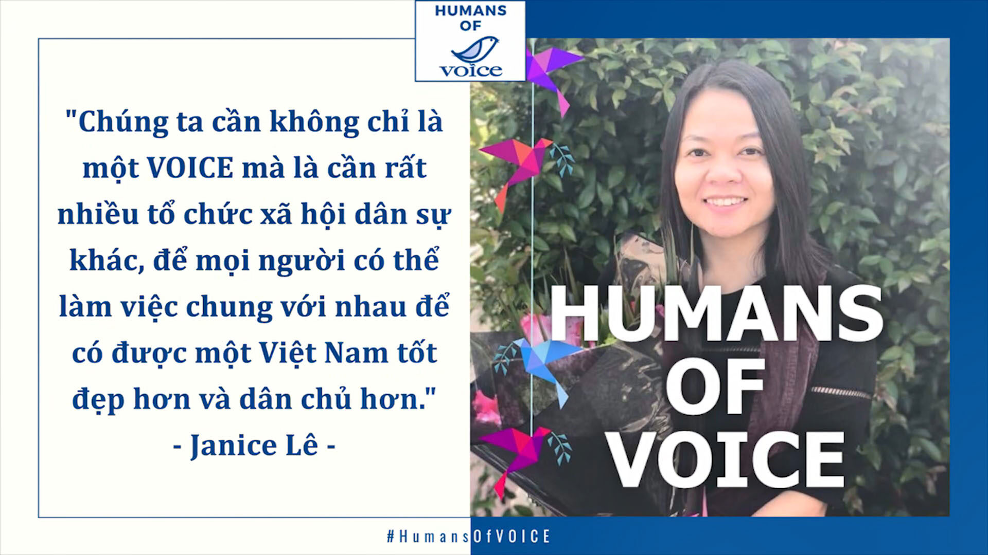 Humans of VOICE: Janice Lê