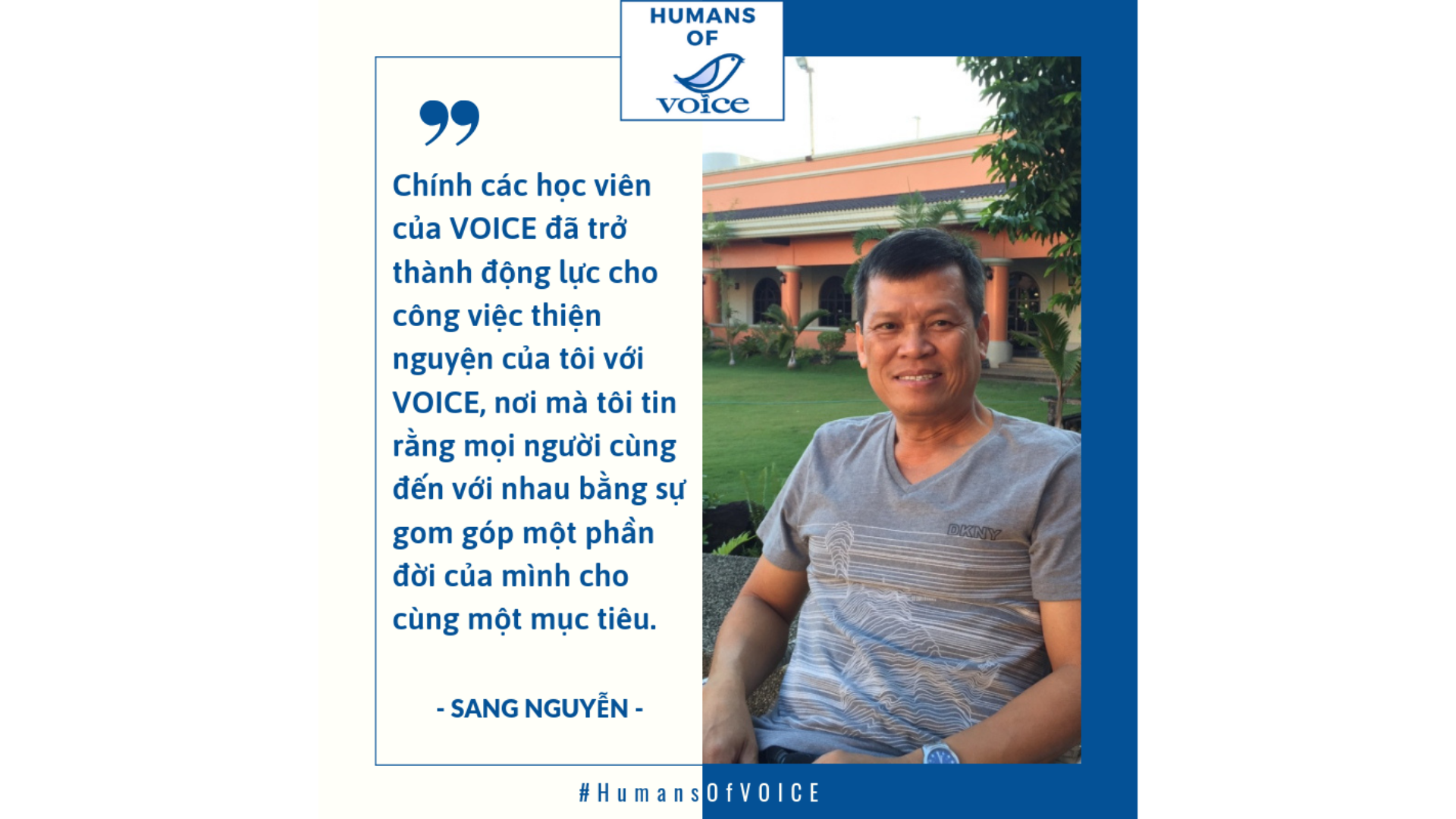 (Tiếng Việt) Humans of VOICE: Sang Nguyễn